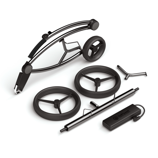 3e Electric Trolley incl. Cover and Accessories Titanium Grey