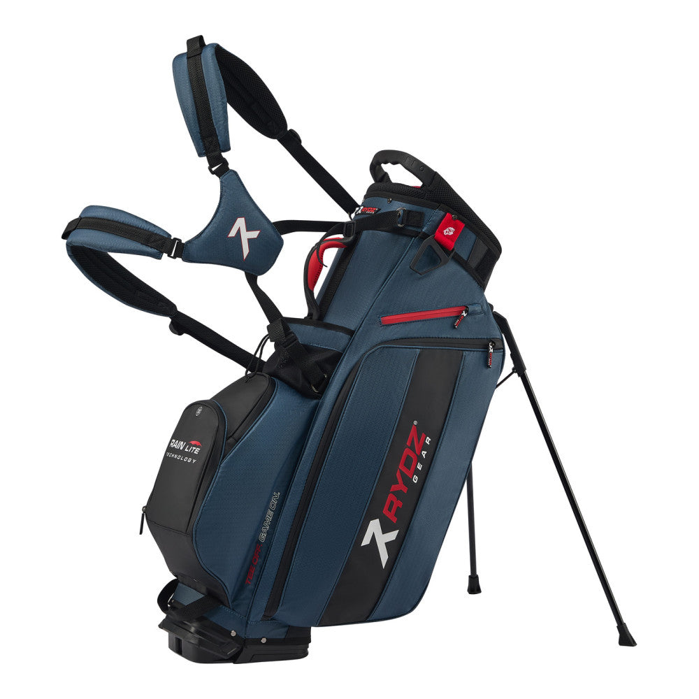 Jetpack 14 Way Water-Resistant Stand Bag Navy/Black/Red