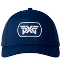 Men's Dog Tag Snapback Cap Navy/White
