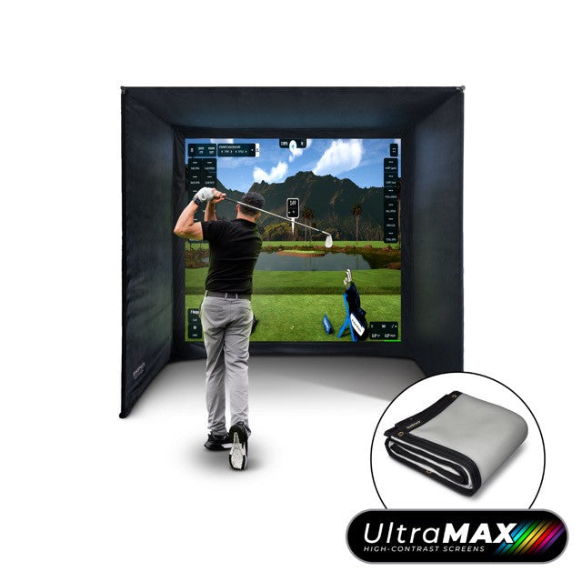 Golfsimulator Enclosure UltraMAX Grau 2,6 x 2,5 x 1,5 m