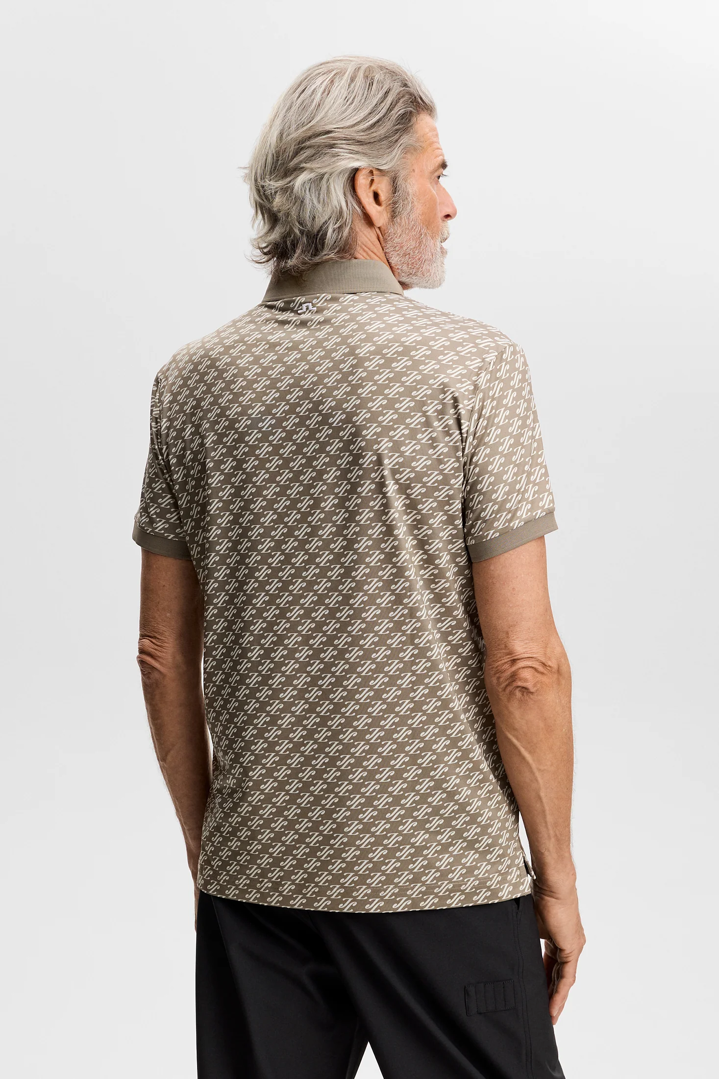 Tour Tech Print Polo Herren