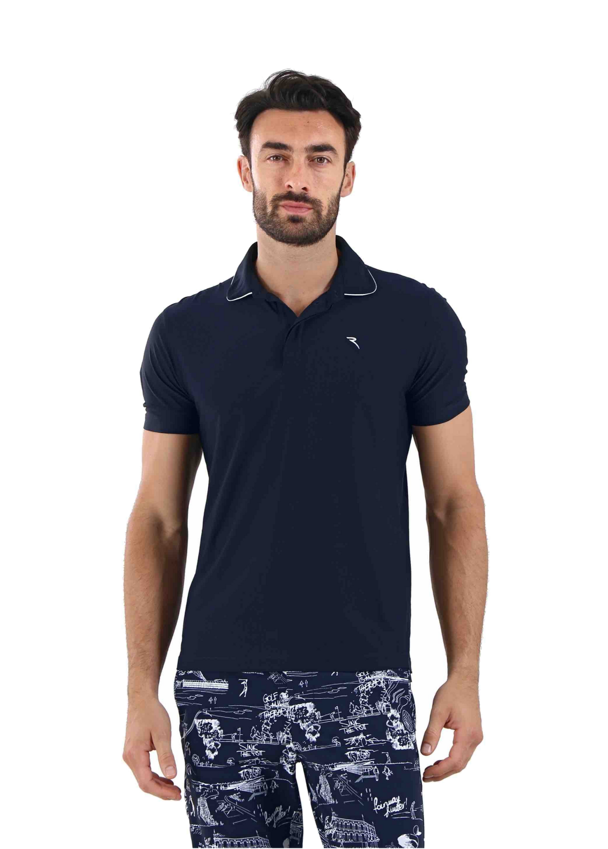 Addison Polo Men's Navy