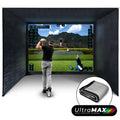 Golfsimulator Enclosure UltraMAX Grau 4 x 3 x 3 m