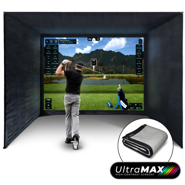 Golfsimulator Enclosure UltraMAX Grau 4 x 3 x 3 m