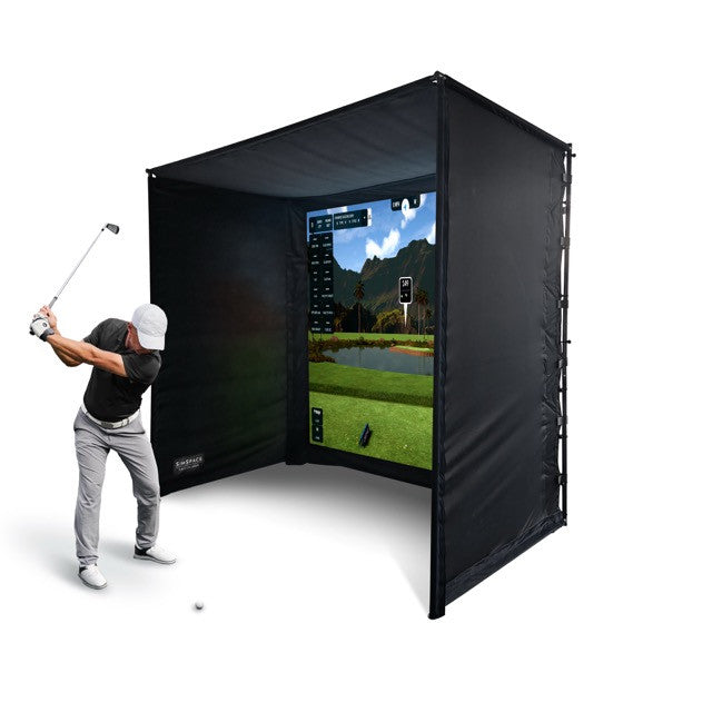 Golfsimulator Enclosure UltraMAX Grau 2,6 x 2,5 x 1,5 m