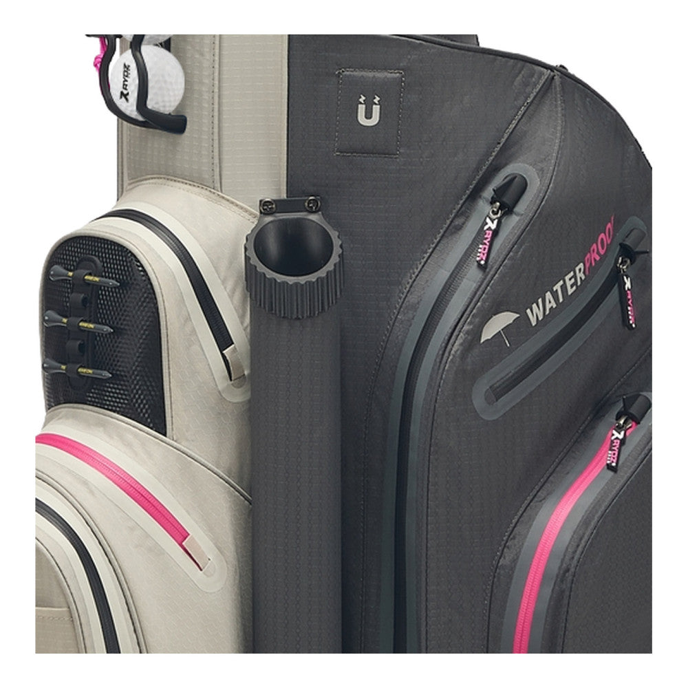 Sac chariot imperméable Skip Q9 anthracite/argent/rose