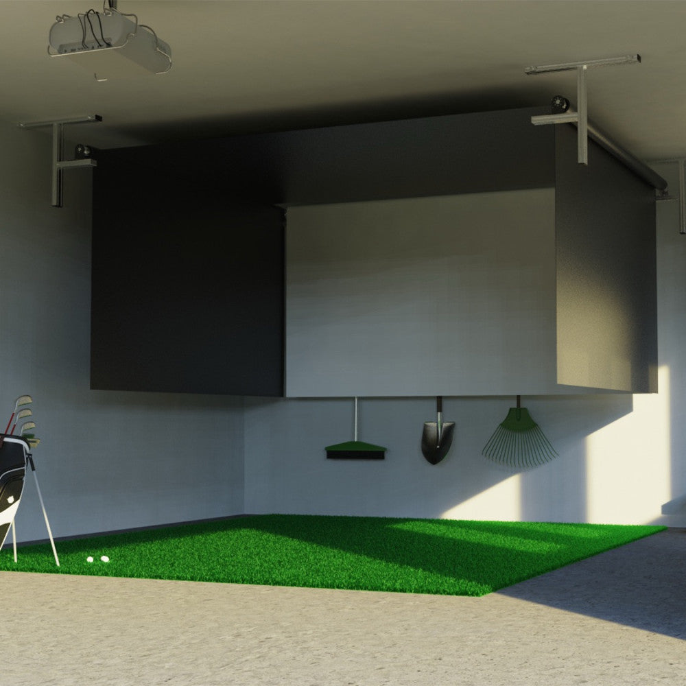 Vanish 13 Retractable Golf Simulator Studio 3.7 x 3 x 1.5 m Remote Control