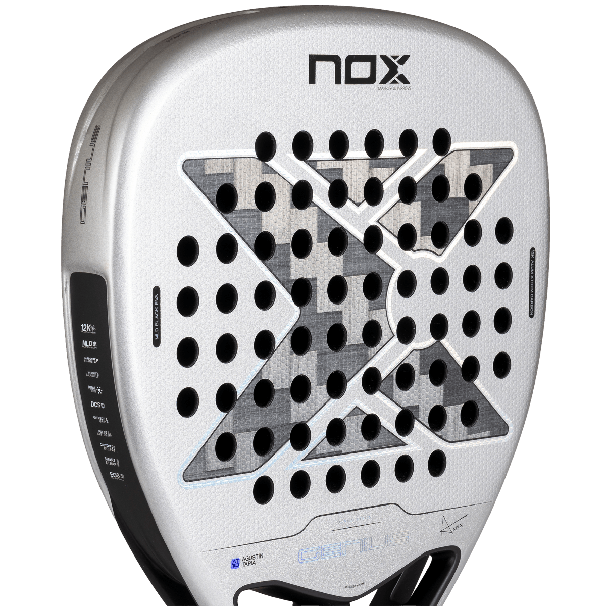 Genius Attack 12K Alum XTREM by Agustín Tapia 2027 Padelschläger
