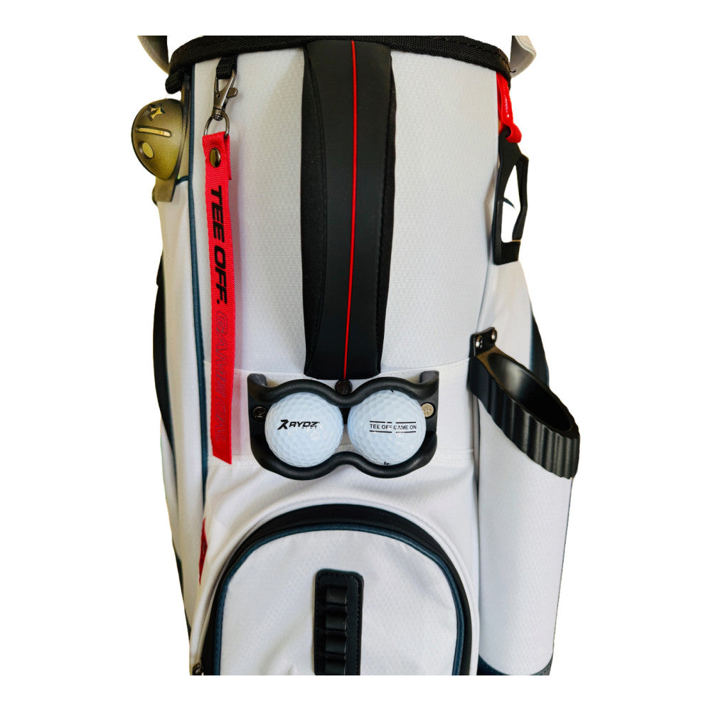 Lucky Nine Water-Resistant Cart Bag Navy/Silver