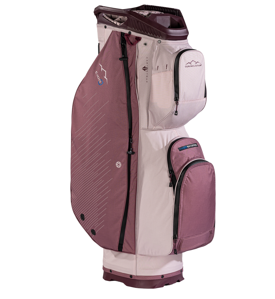 C100 H2NO Cart Bag Mauve/Powder/Wine