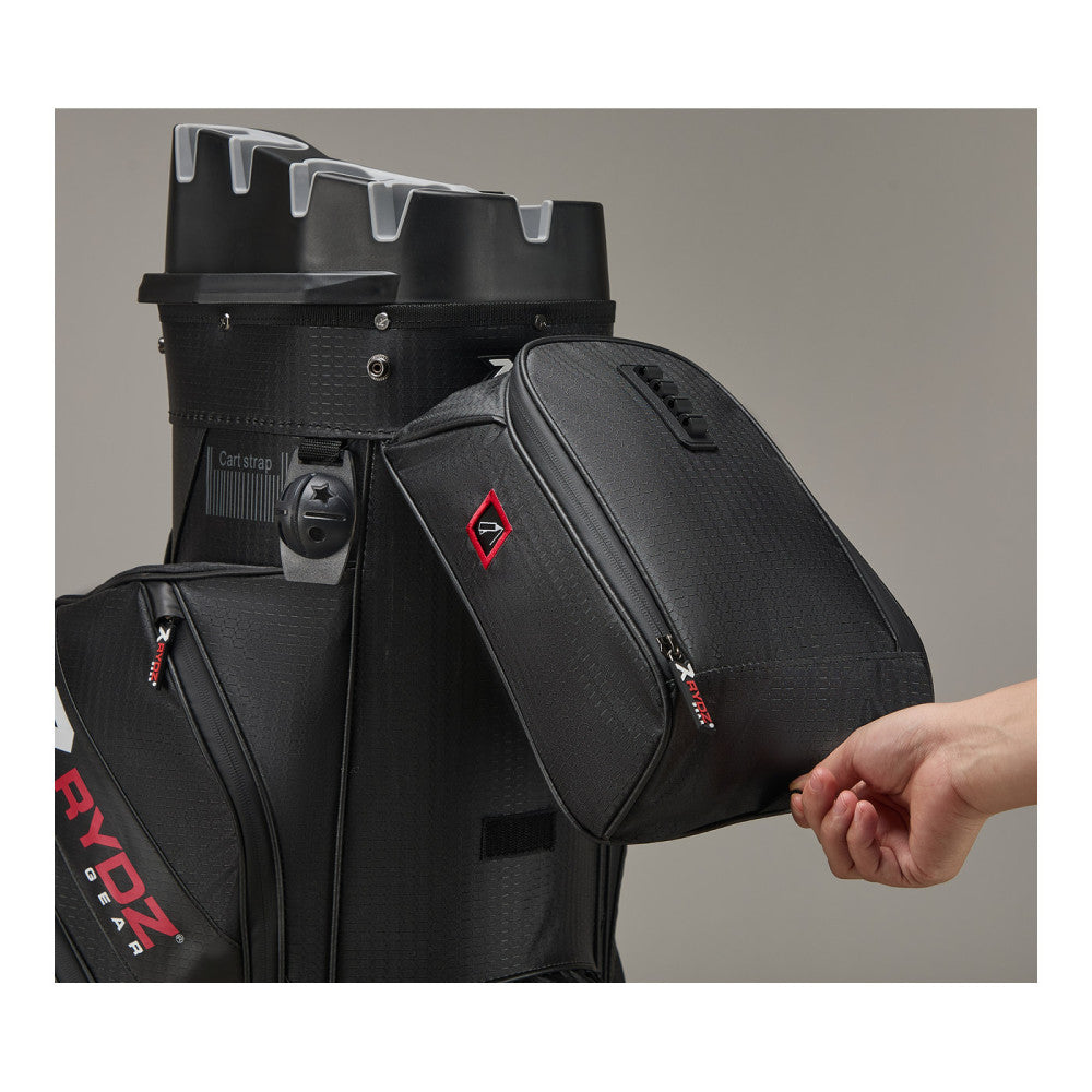 Big Rick Water-Resistant Cart Bag Black/Black