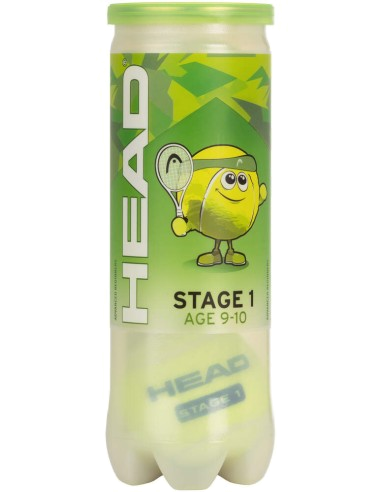 HEAD TIP Trainer Balls Stage Green 3-pack