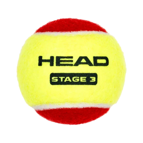 HEAD TIP Tennis Balls Stage Red 3-Ball Pack
