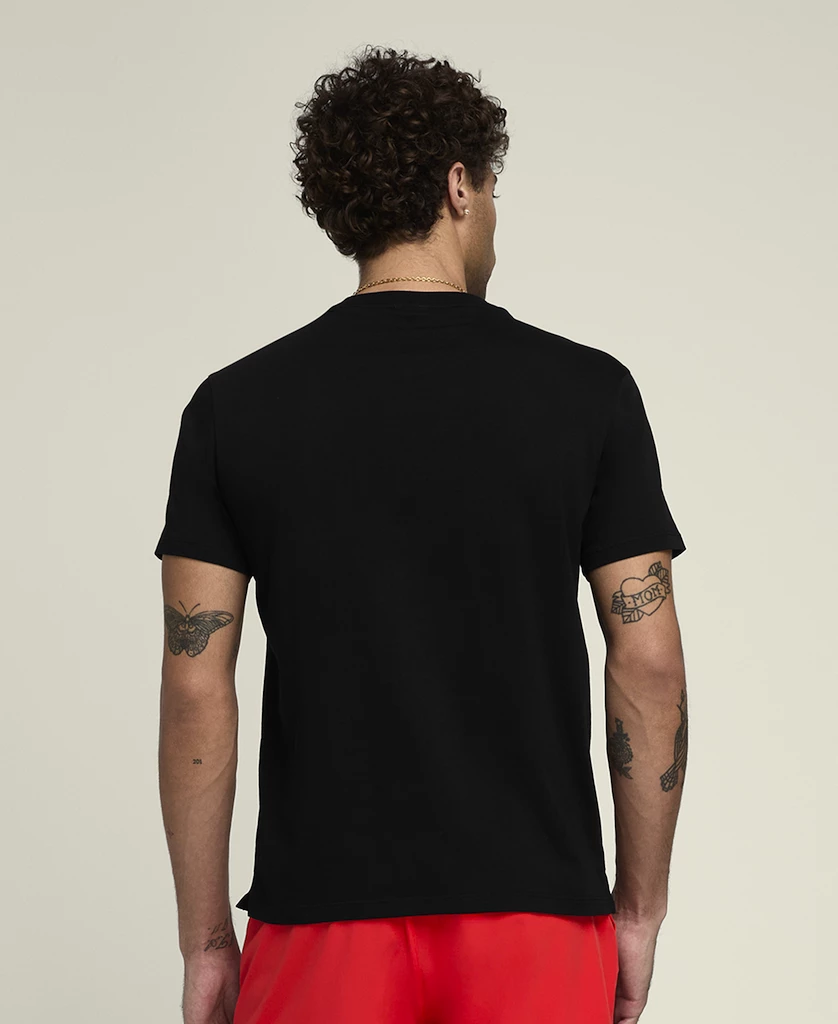 Team Graphic T-Shirt Unisex Black