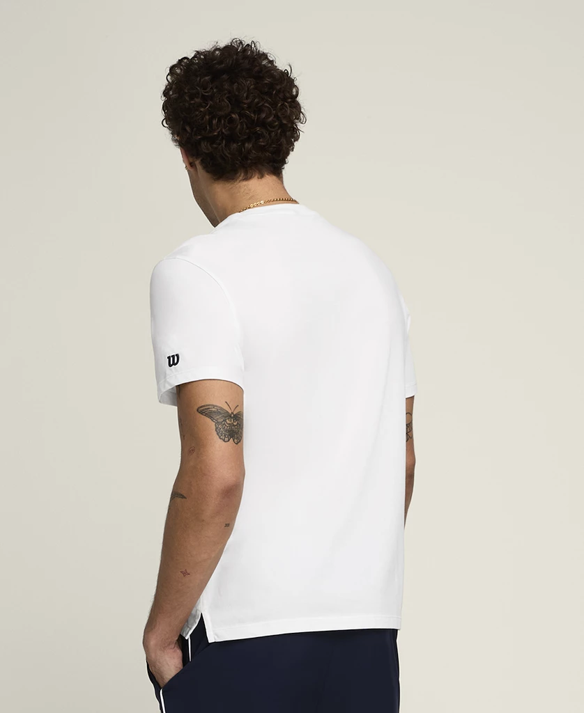 T-shirt graphique équipe unisexe blanc