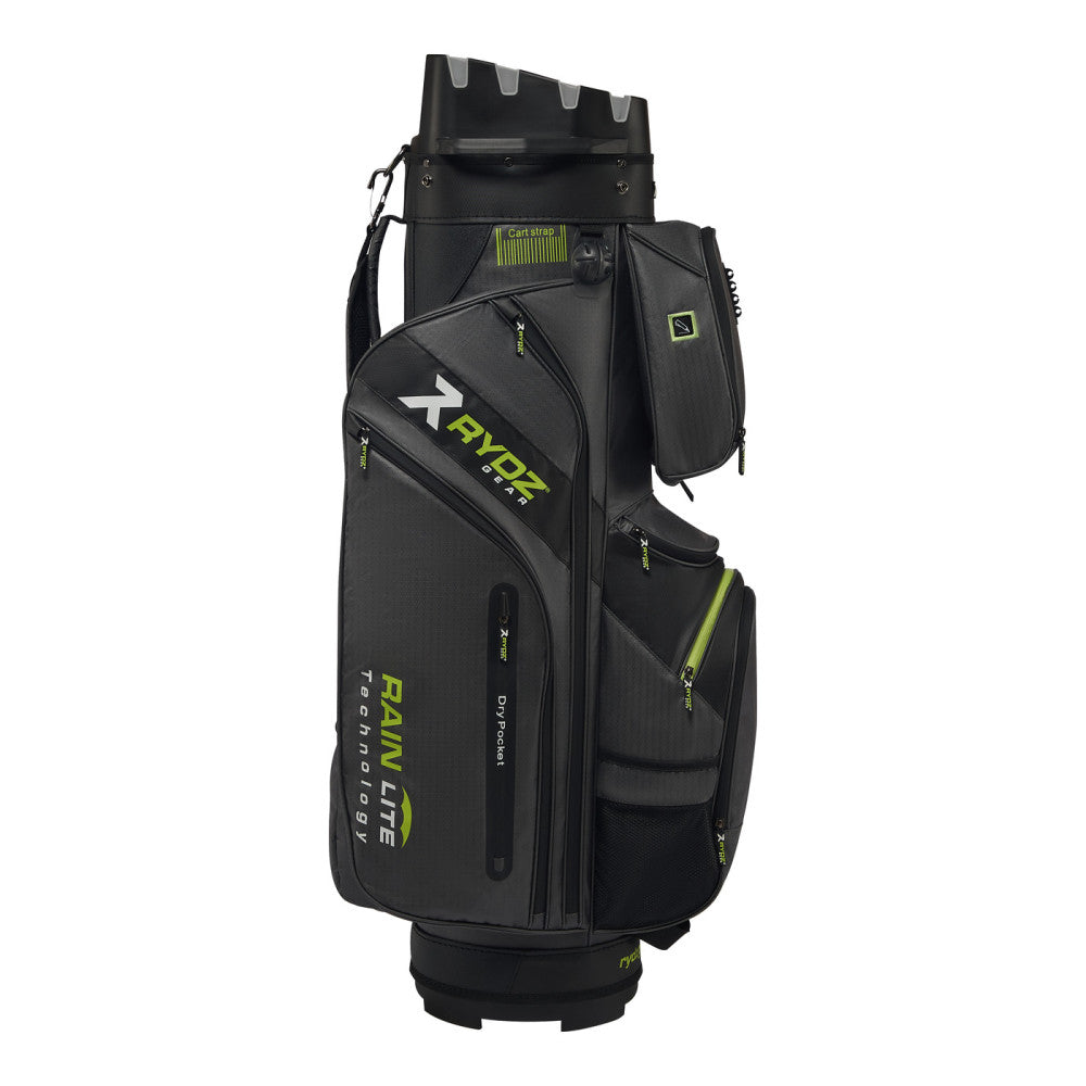 Sac chariot déperlant Big Rick anthracite/noir/citron vert
