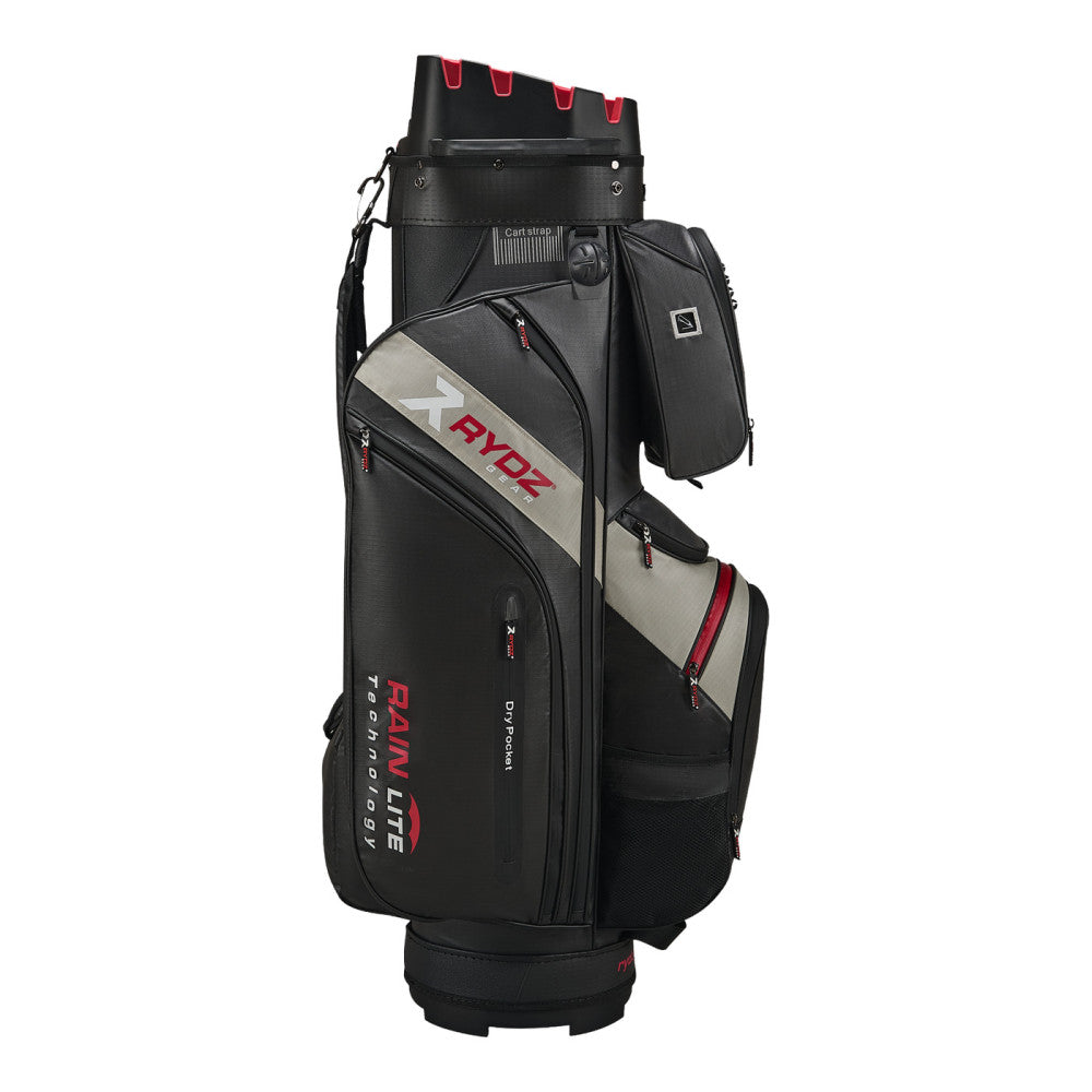 Big Rick Water Resistant Cartbag Schwarz/Silber/Charcoal