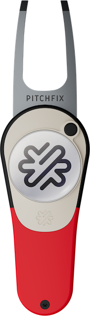 Pitchfix The Icon Divot Tool Red