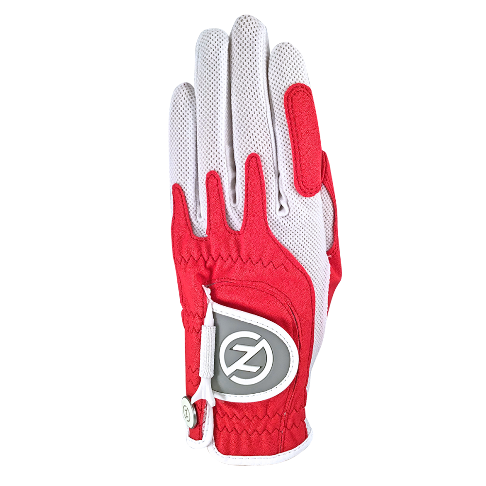 Gant de golf Zero Friction Compression-Fit femme rouge main gauche (pour droitiers)
