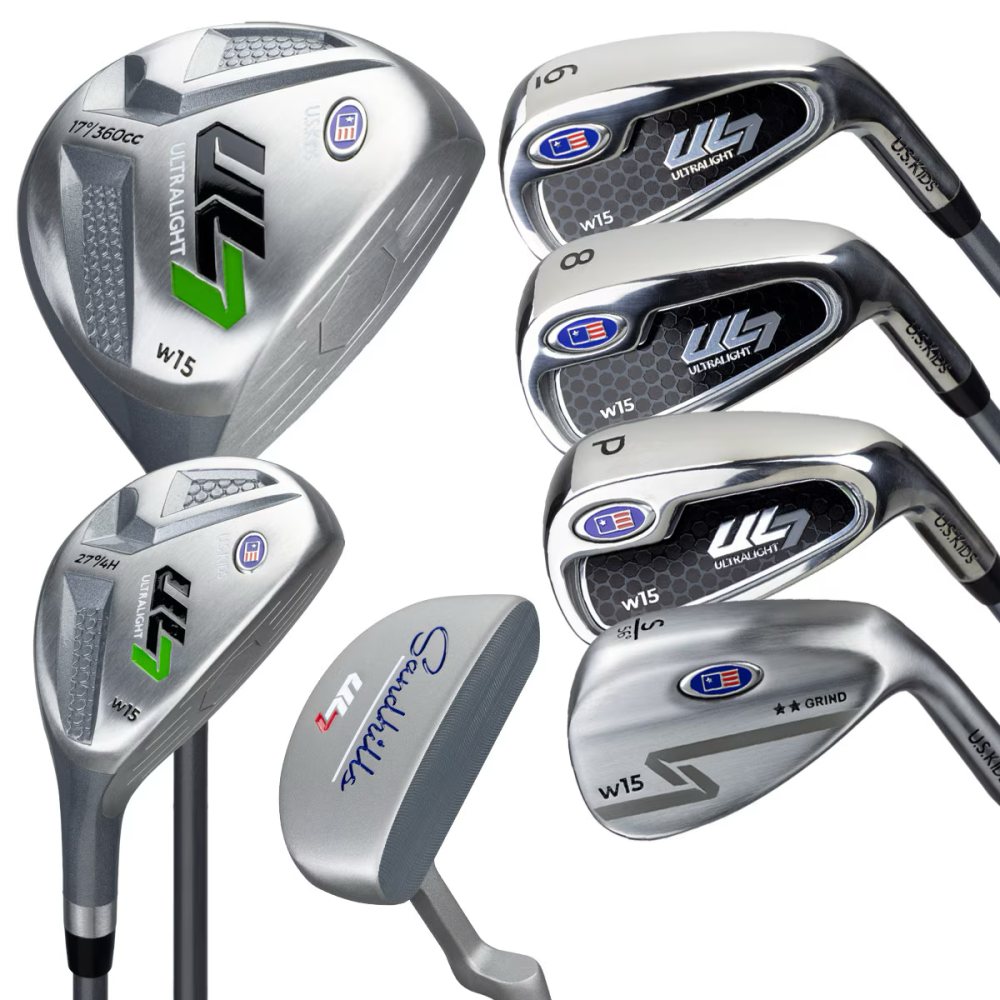 Kids Golf Set UL7 57" (145–152 cm) 7 Clubs Green