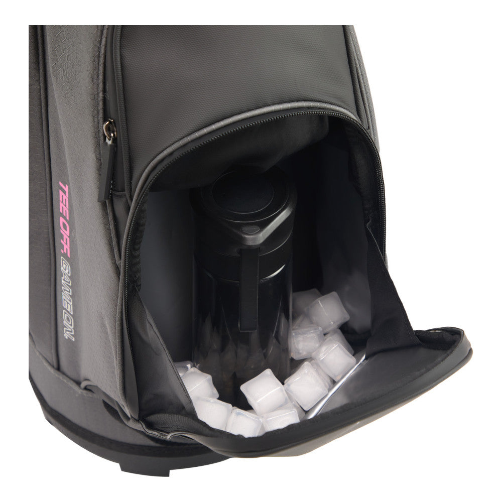 Sac chariot déperlant Firebee gris/noir/rose