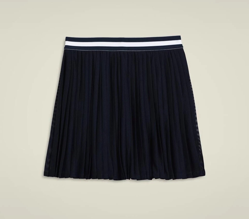 Jupe Plissée Team Femme Marine