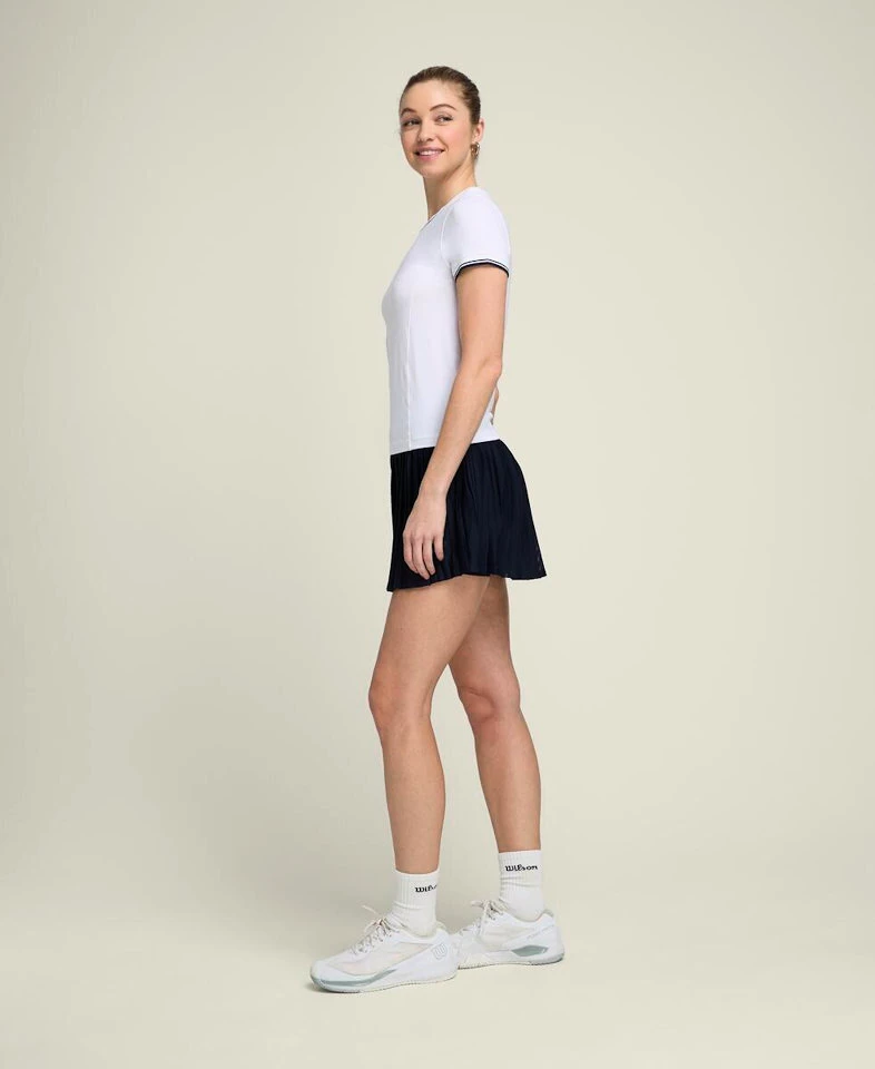 Jupe Plissée Team Femme Marine