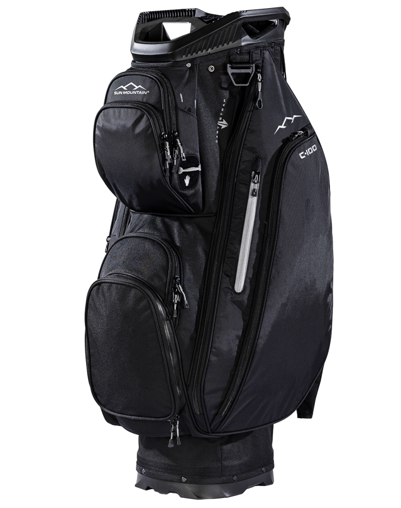 C100 Water-Resistant Cart Bag Black