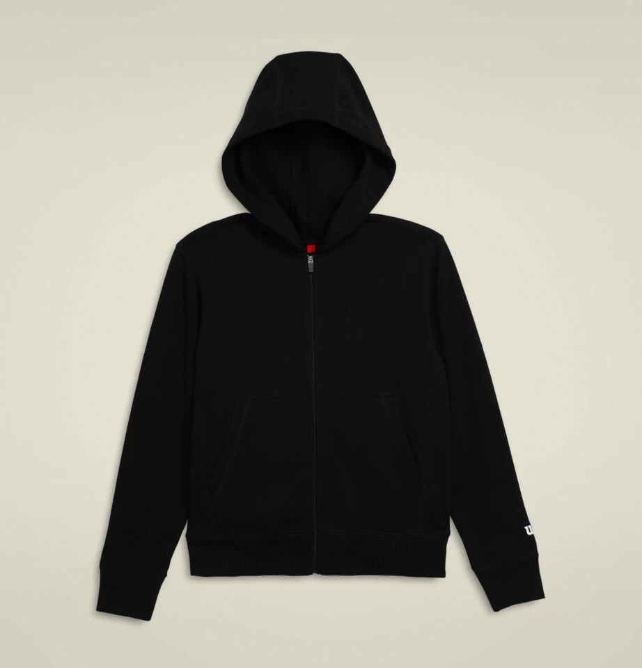 Team Zip Hoodie Kinder Schwarz