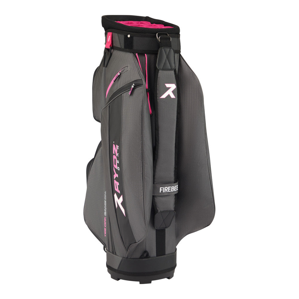 Sac chariot déperlant Firebee gris/noir/rose