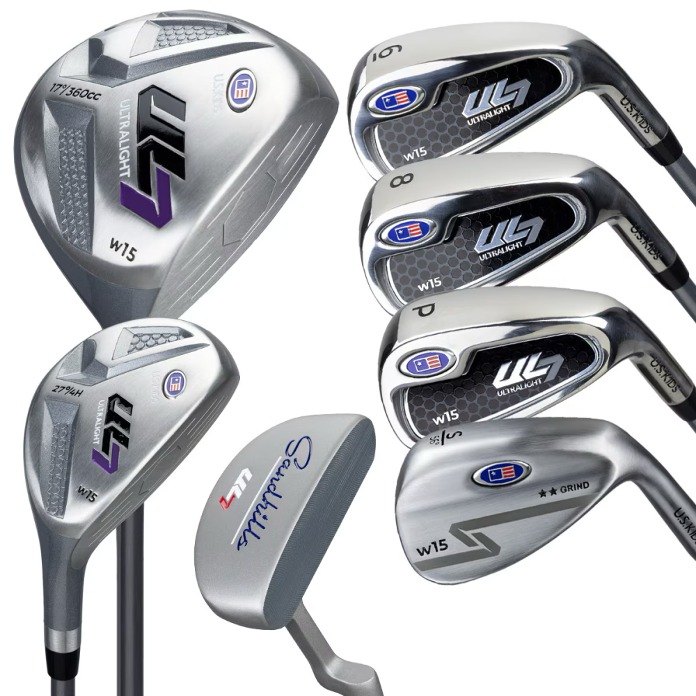 Kids Golf Set UL7 54" (137–145 cm) 7 Clubs Purple
