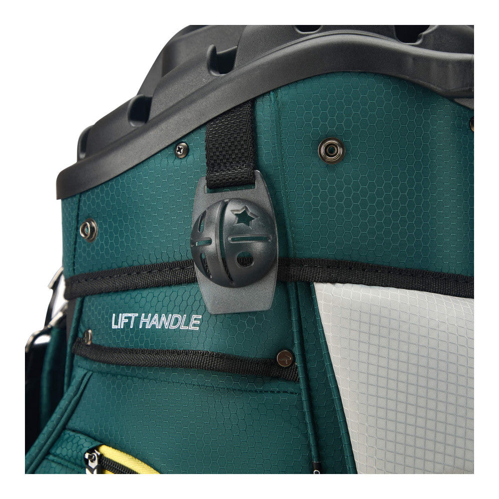 Speedy B. Q14 Cart Bag Green/Silver/Gold