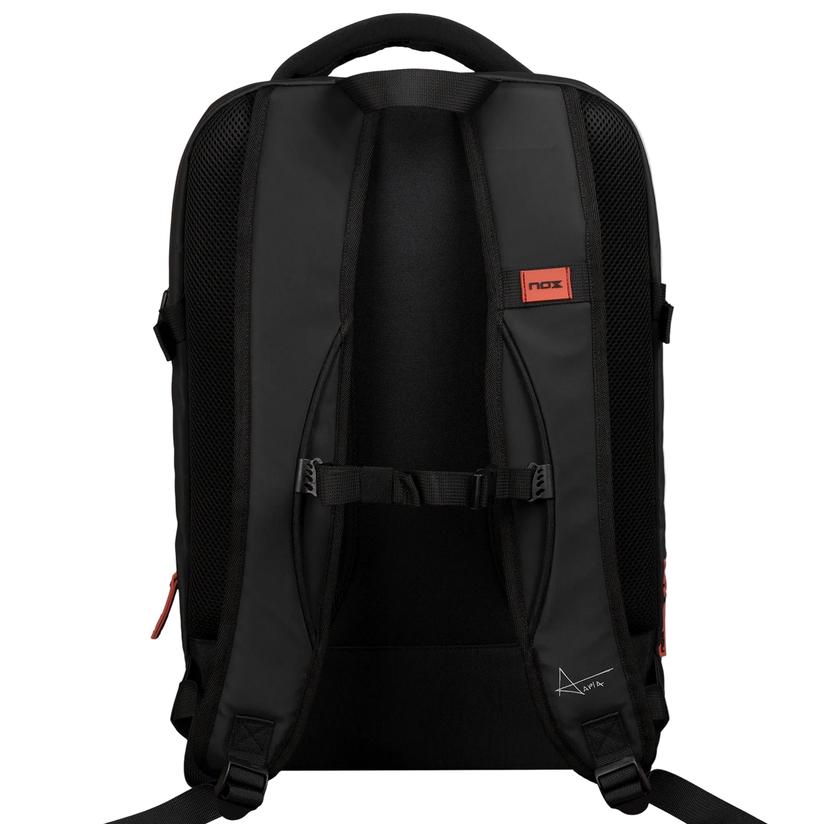 Luxury Open Backpack Black/Red