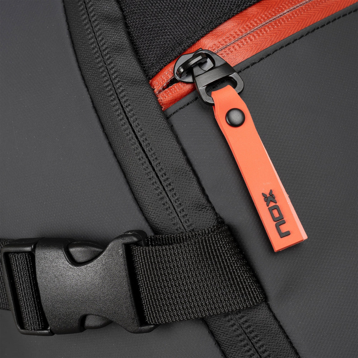 Luxury Open Backpack Black/Red
