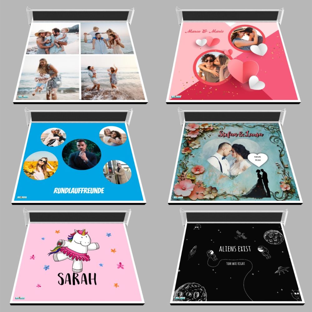 Personalisierter Ping Pong Tisch Bedrucken
