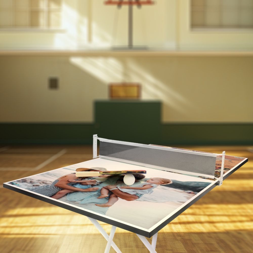 Personalisierter Ping Pong Tisch Bedrucken