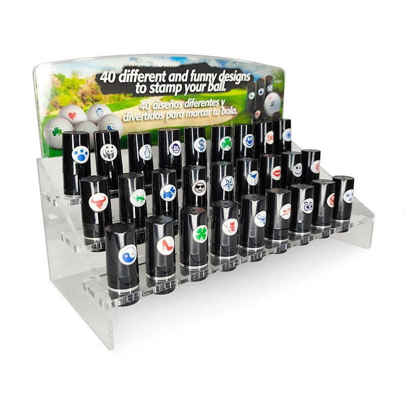Ballstempel Display mit 80 Stück