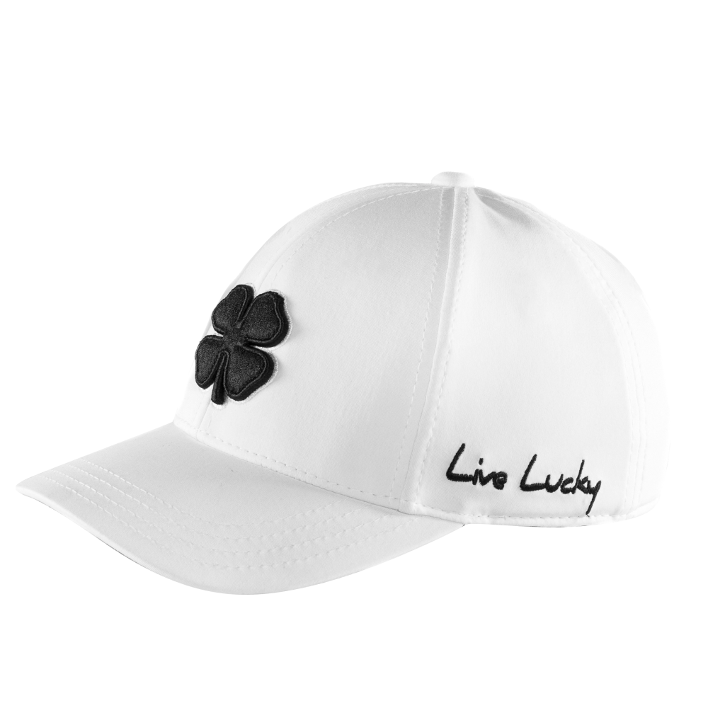 Junior Fitted Cap Weiss/Schwarz