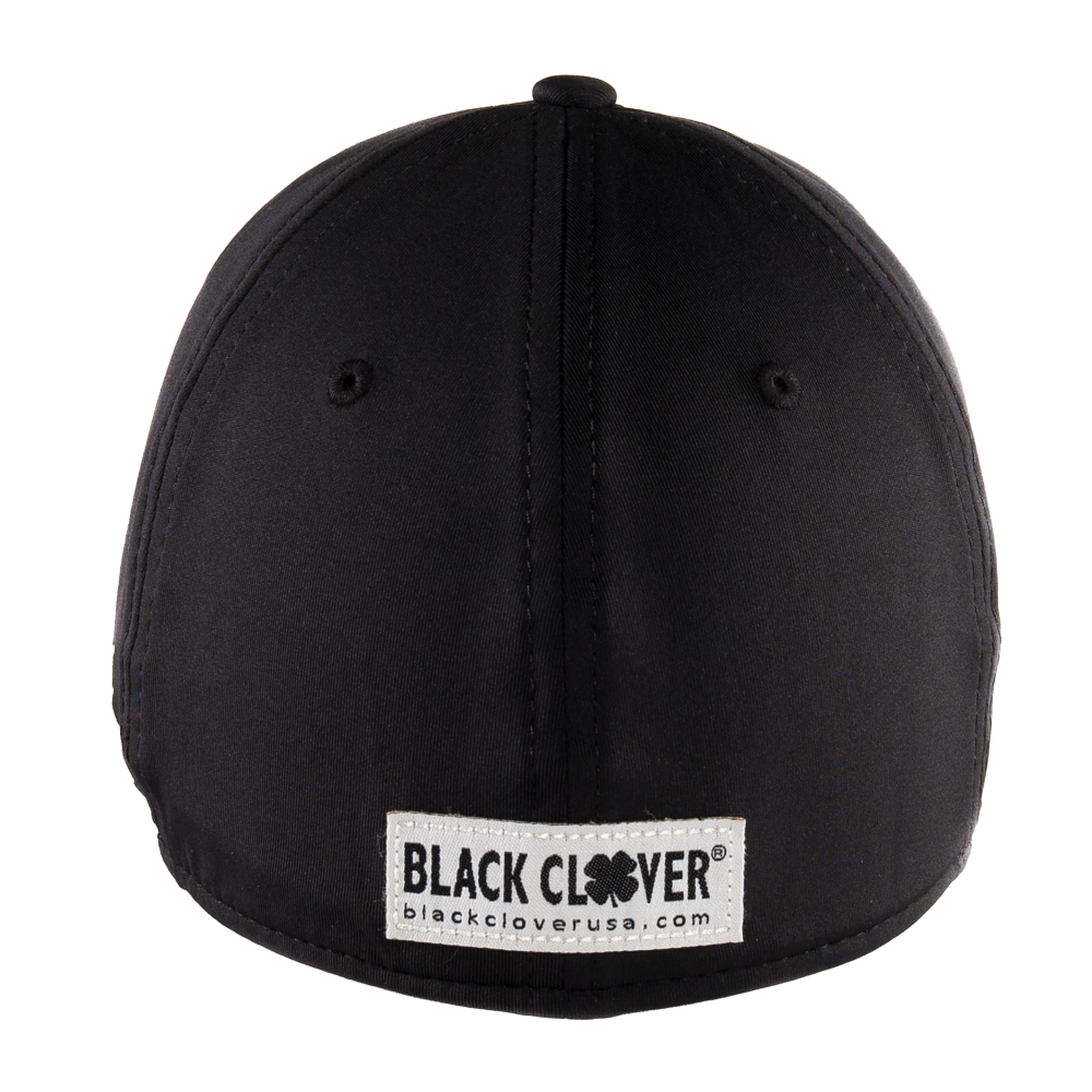 Premium Clover Fitted Cap Black