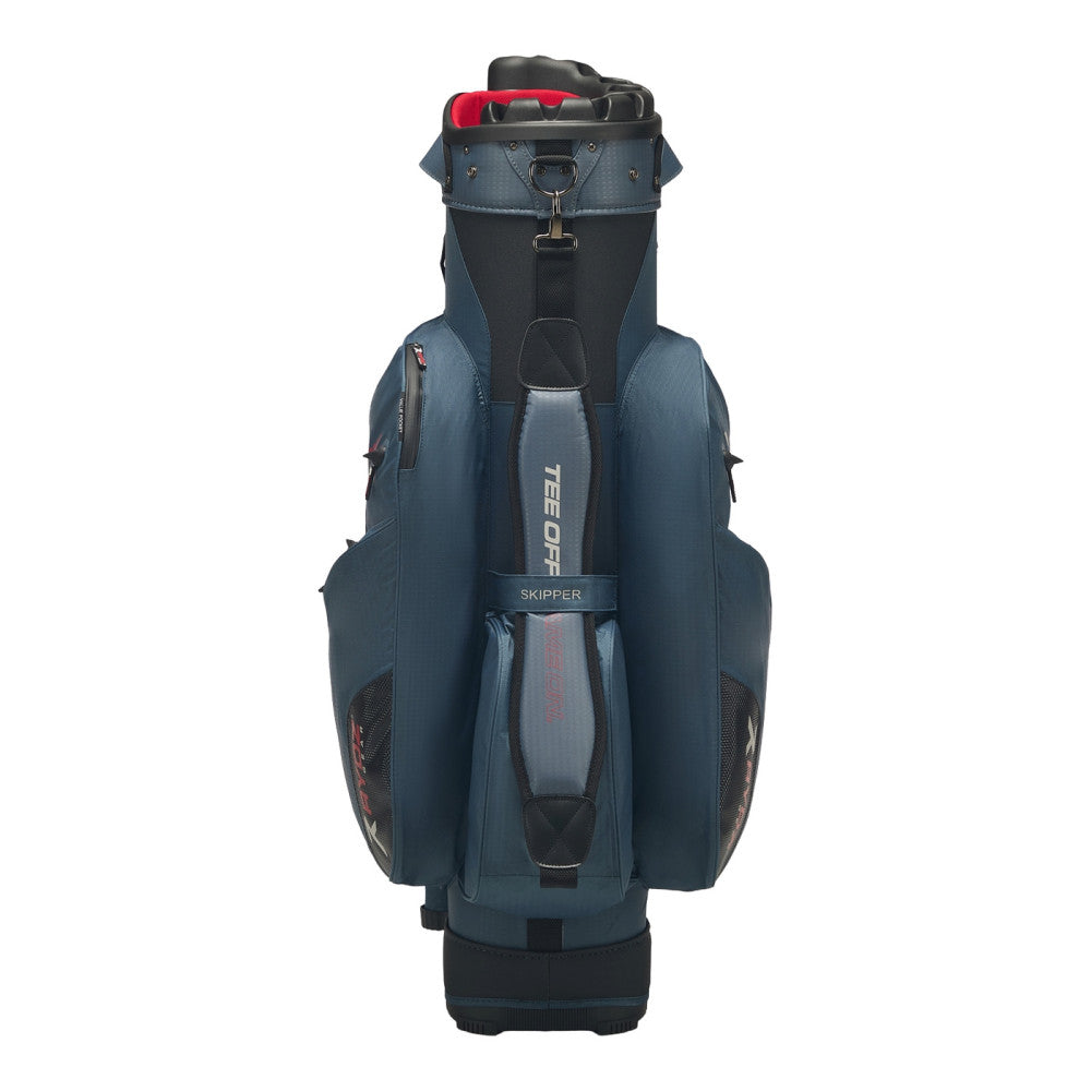 Skip Q9 Waterproof Cart Bag Navy/Silver/Red