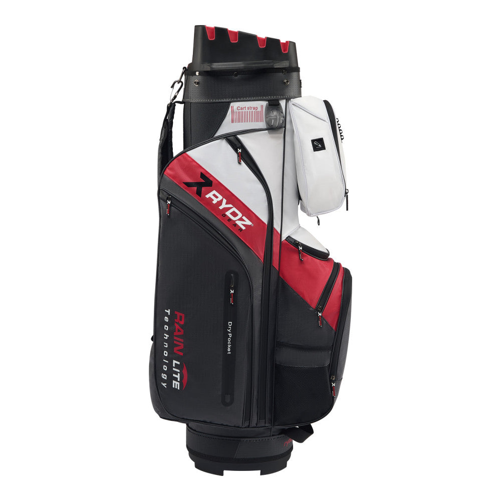 Sac chariot déperlant Big Rick noir/rouge/blanc