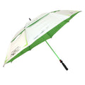H2NO Chrome Golfschirm UPF 50 Silber/Lime
