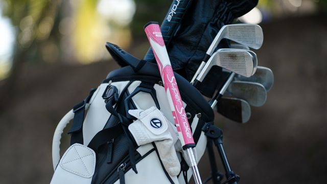 Grip de putter Zenergy Pistol GT Tour 68g bleu-blanc