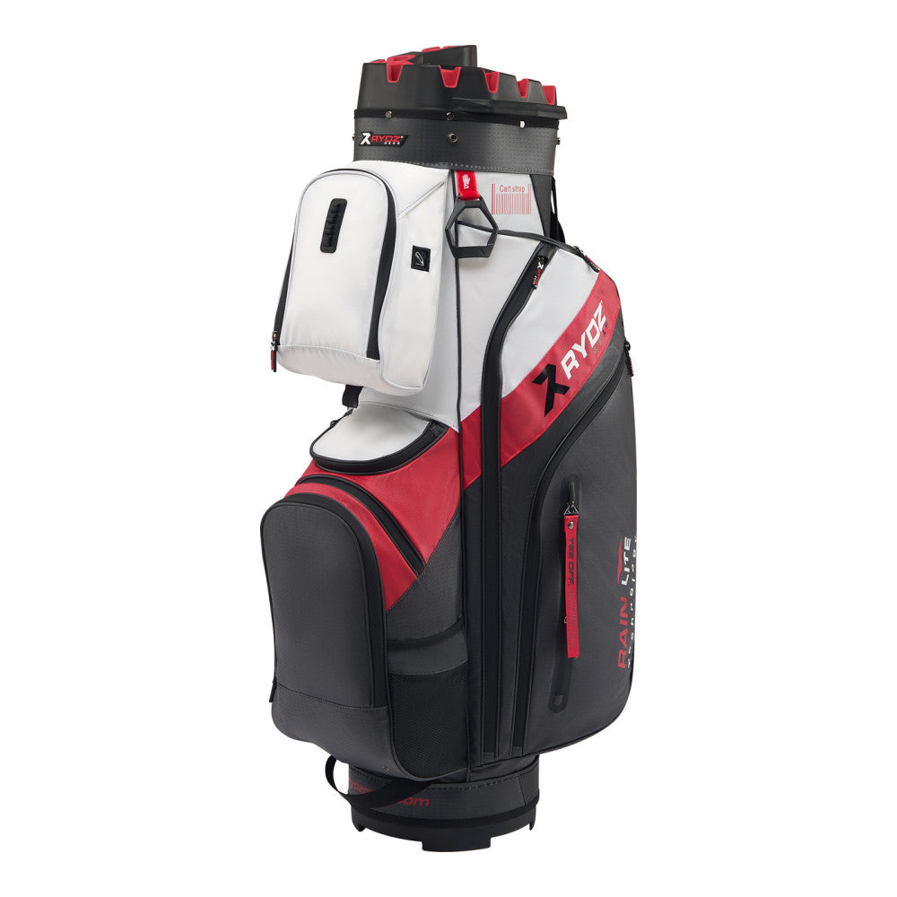 Big Rick Water-Resistant Cart Bag Black/Red/White