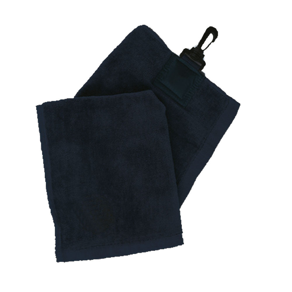 Golf-Handtuch Schwarz