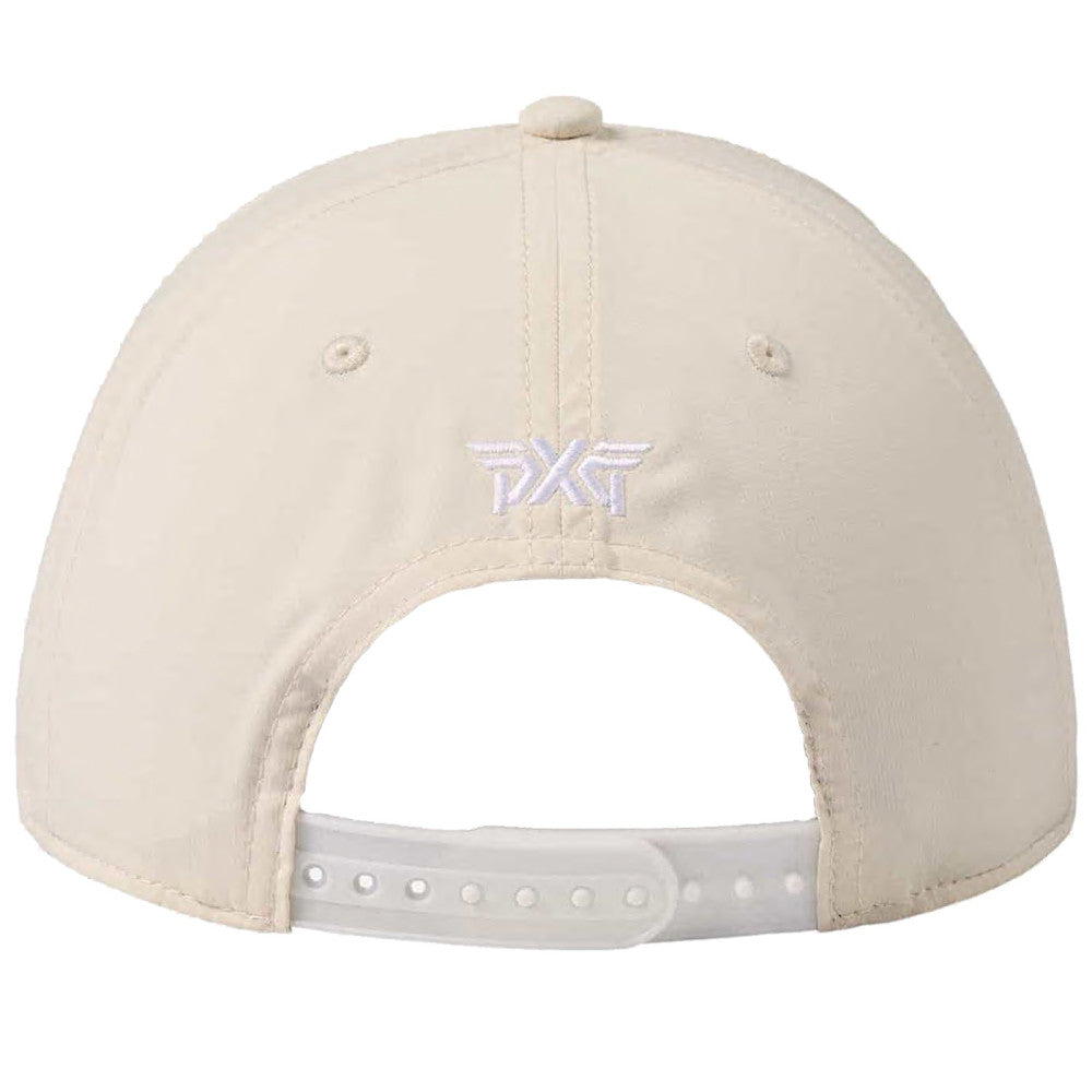 Structured Low Crown Snapback Cap Creme