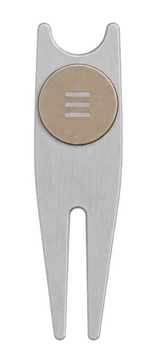 GrooveFix GreenFix Divot Tool Silver