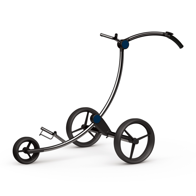 3e Elektro Trolley inkl. Cover und Zubehör Blau