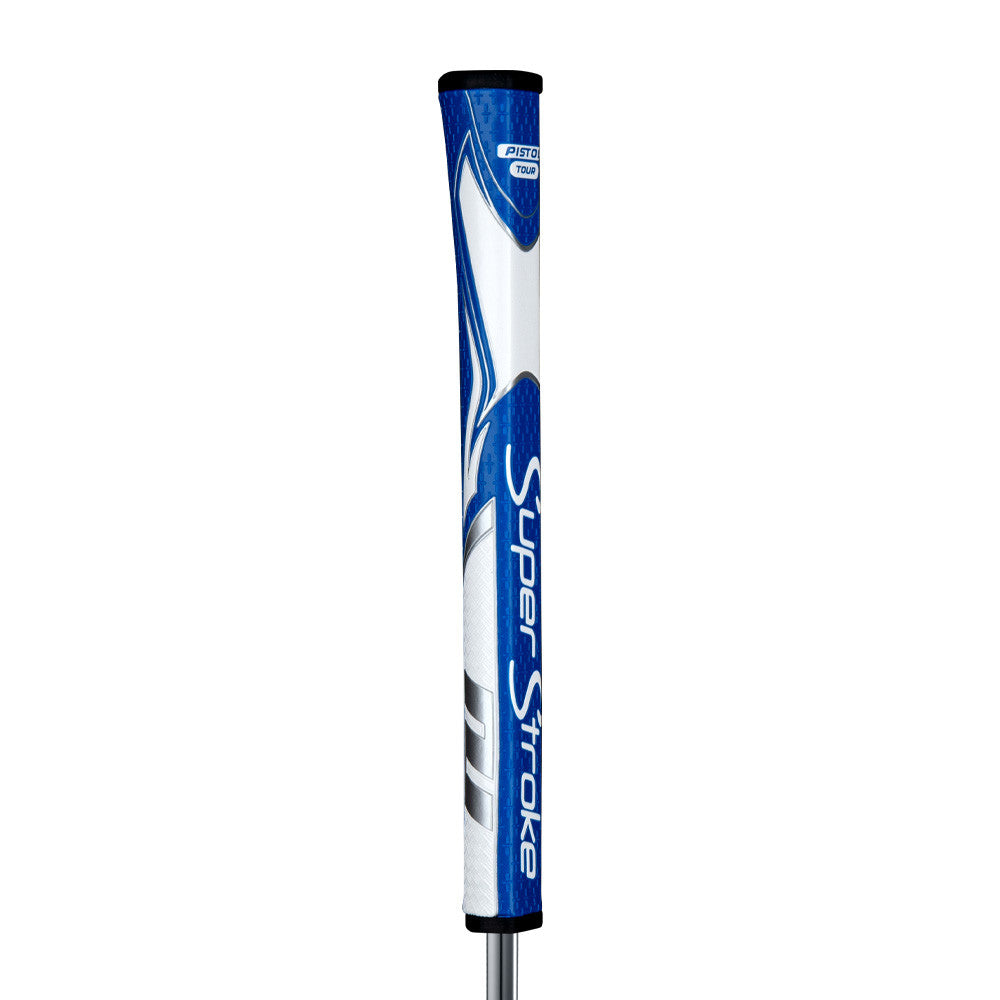 Grip de putter Zenergy Pistol GT Tour 68g bleu-blanc