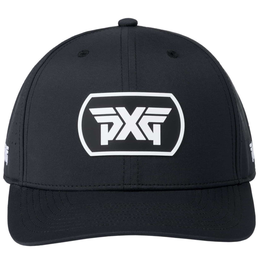 Men's Dog Tag Snapback Cap Black/White